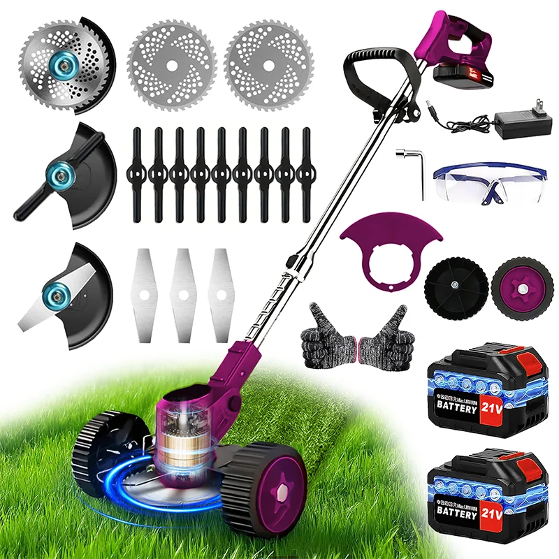 Cordless Lawn Mower & Weed Trimmer – Powerful Garden Maintenance Tool