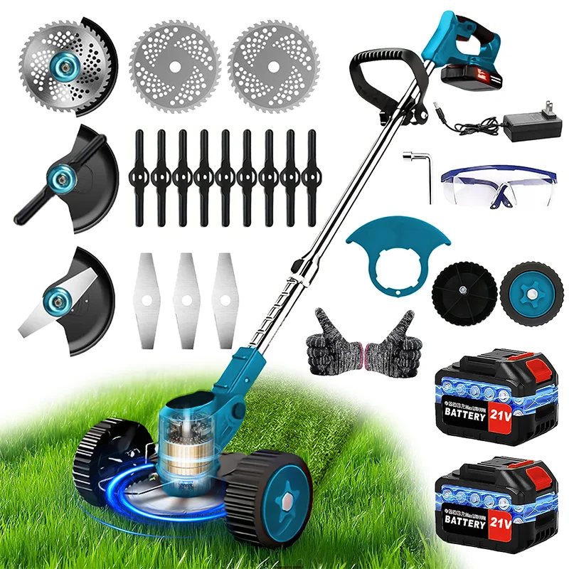 Cordless Lawn Mower & Weed Trimmer – Powerful Garden Maintenance Tool