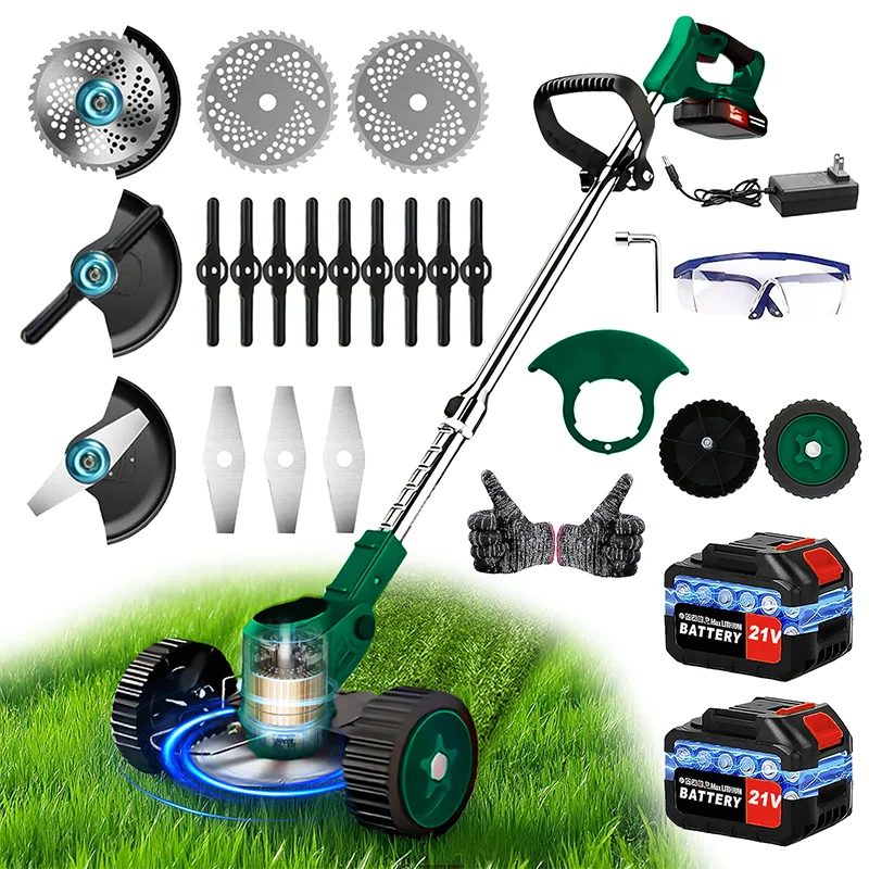 Cordless Lawn Mower & Weed Trimmer – Powerful Garden Maintenance Tool