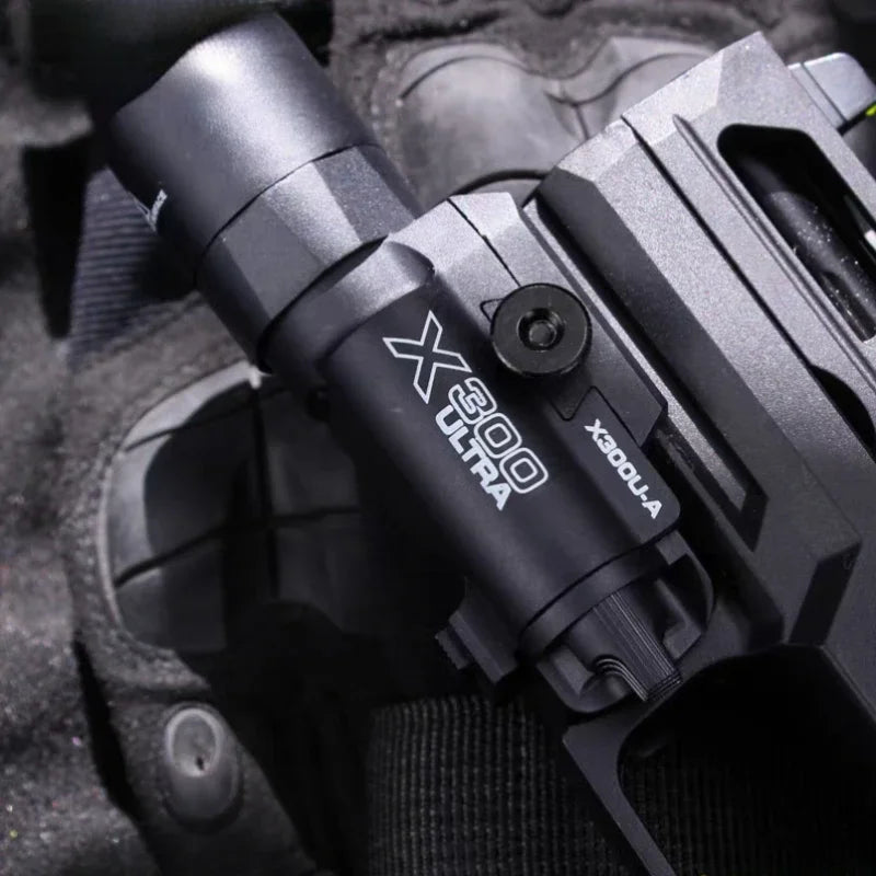 X300U-A Tactical Rail Light – Multi-Function LED Flashlight for 20mm Rail Airsoft, Training & Tactical Games