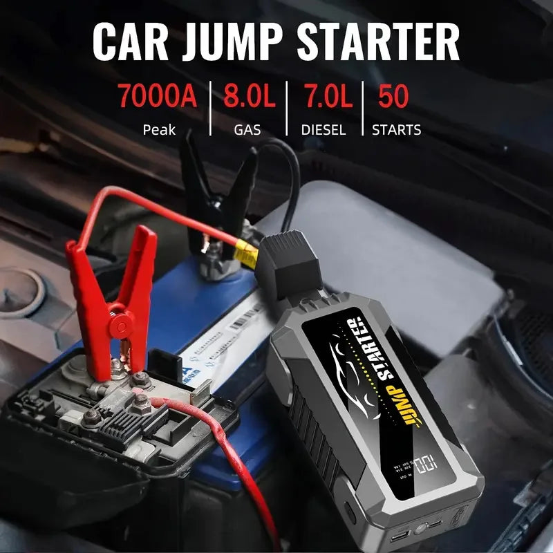 5000A Car Jump Starter & 20,000mAh Power Bank