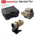 558 Holographic-Style Optical Sight with Magnifier
