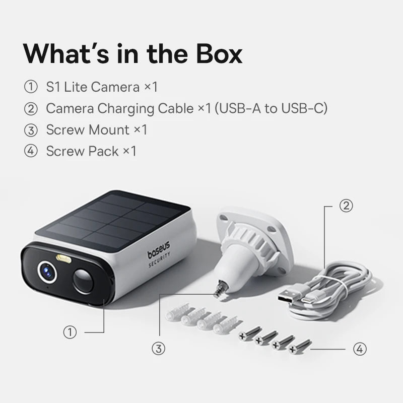 Baseus Security S1 Lite Solar Camera
