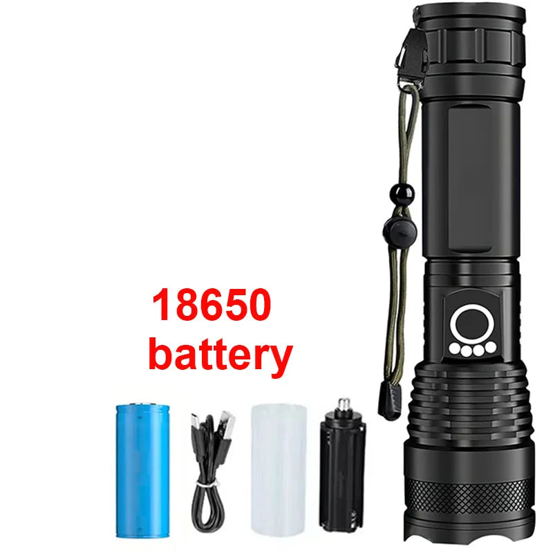 Mikenoon High-Power Rechargeable LED Tactical Flashlight