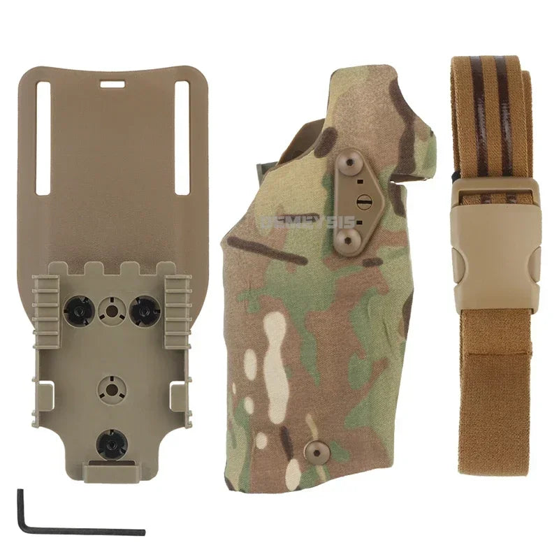 Tactical Holster for G17 Gen4/G19 with X300/X300U Light