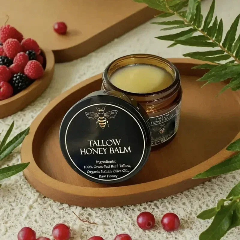 Beef Tallow & Raw Honey Moisturizing Balm