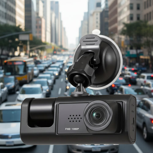 1080P Dual Dash Cam for Cars – Front & Interior Camera with Night Vision