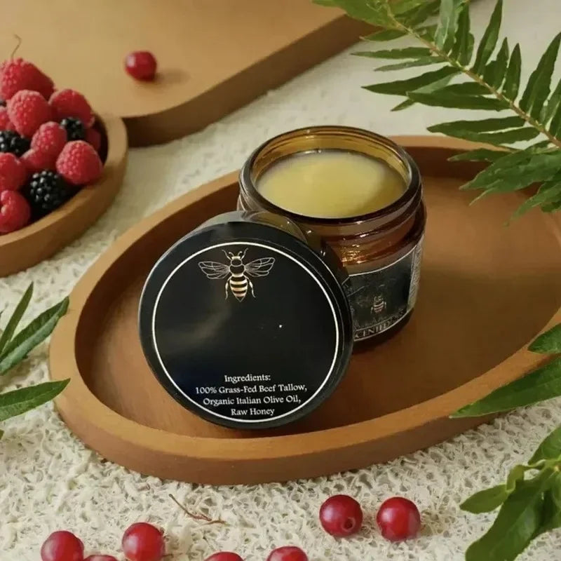 Beef Tallow & Raw Honey Moisturizing Balm