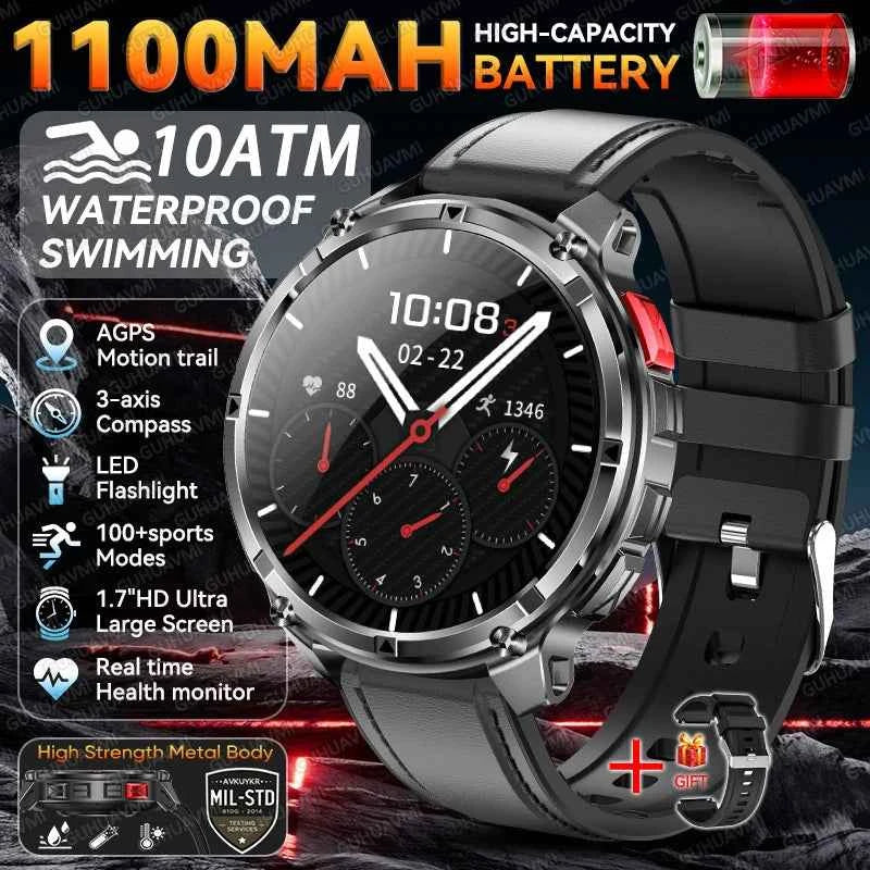 GUHUAVMI Military Smartwatch 2026