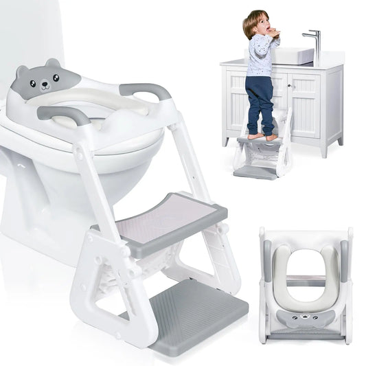 2-in-1 Potty Training Seat with Step Stool
