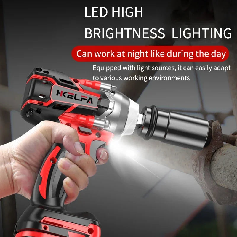HKELFA 520N.M Brushless Cordless Impact Wrench
