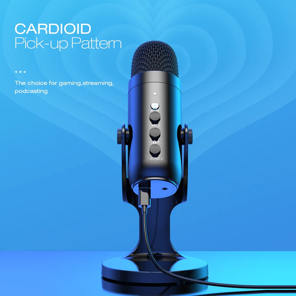 HAOMUREN USB Condenser Microphone for PC & Mac