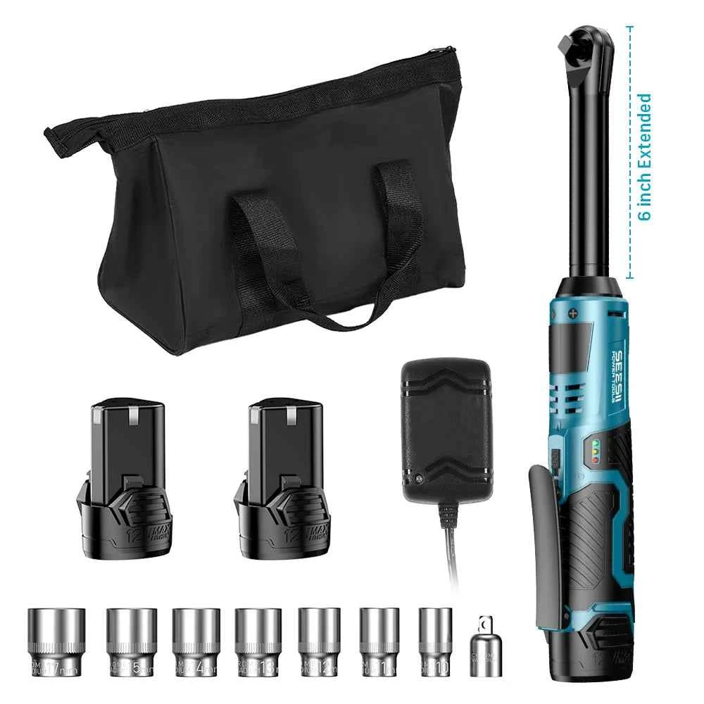 SEESII 3/8" Cordless Electric Ratchet Wrench