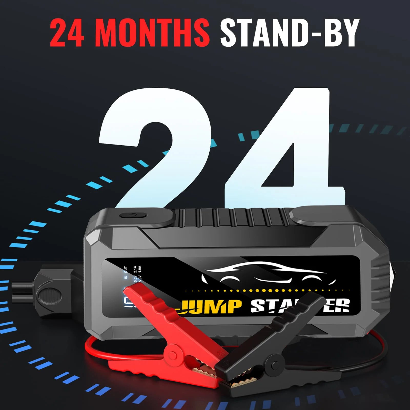 5000A Car Jump Starter & 20,000mAh Power Bank