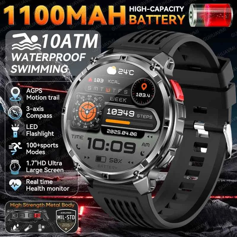 GUHUAVMI Military Smartwatch 2026