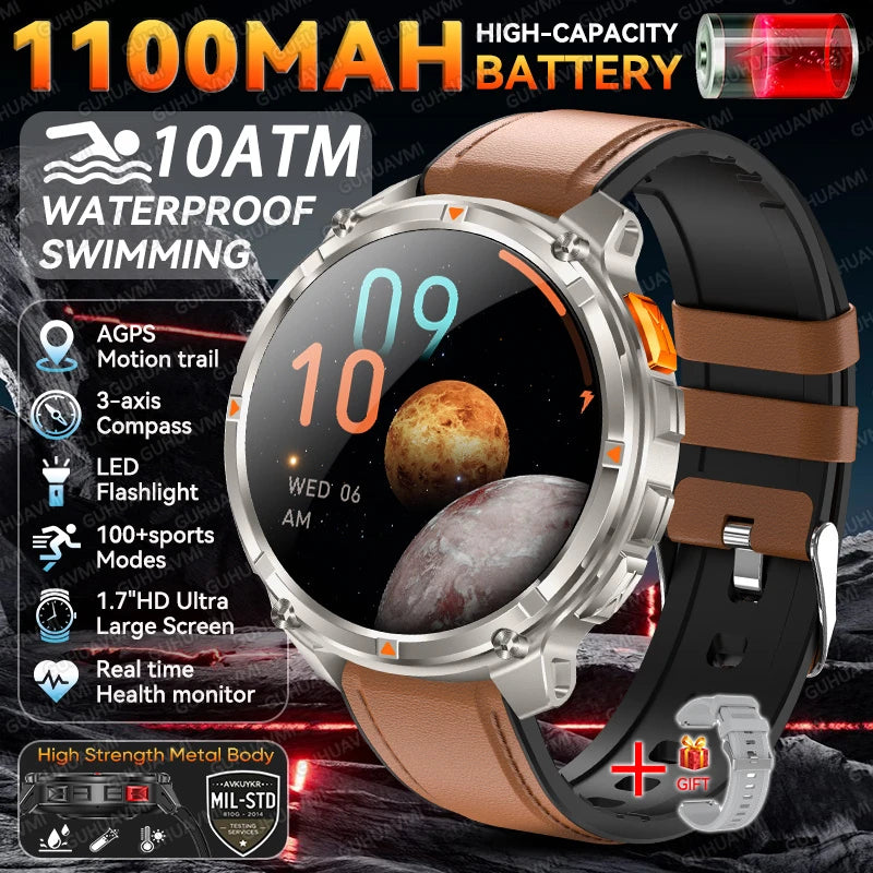 GUHUAVMI Military Smartwatch 2026