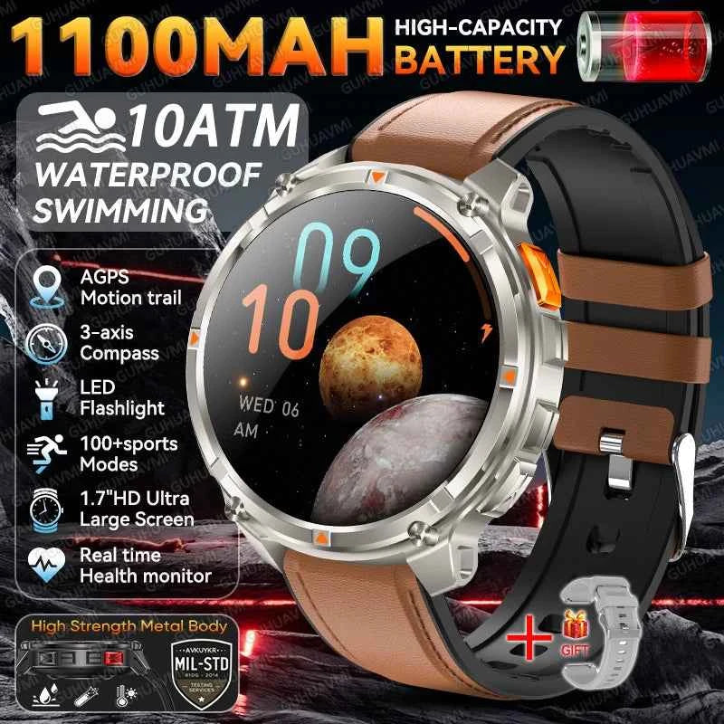 GUHUAVMI Military Smartwatch 2026