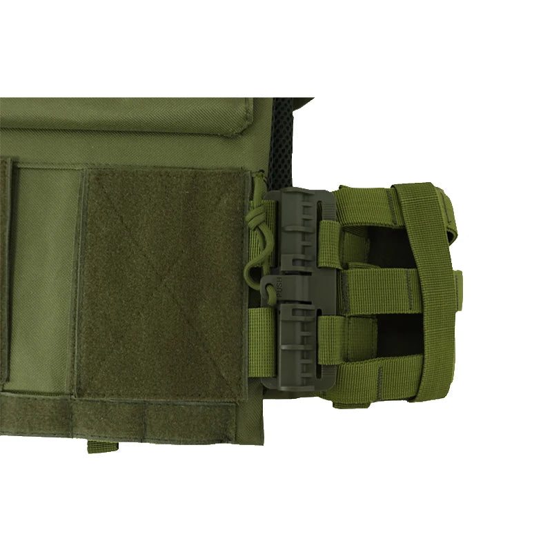 RUIN HAWK Tactical Vest Quick Release Buckle Kit – Universal MOLLE Vest Upgrade for Airsoft & Training