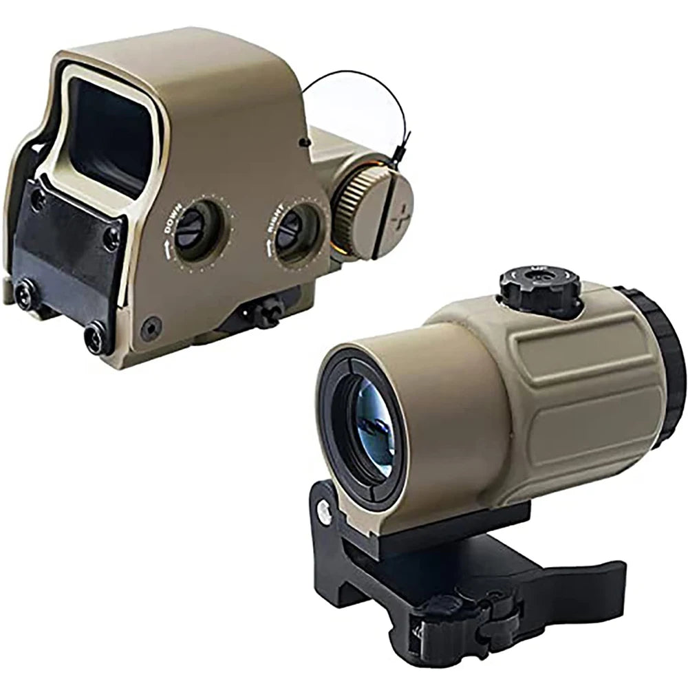 558 Holographic-Style Optical Sight with Magnifier