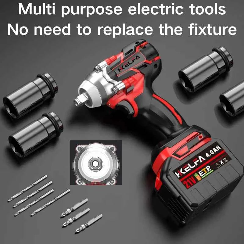 HKELFA 520N.M Brushless Cordless Impact Wrench