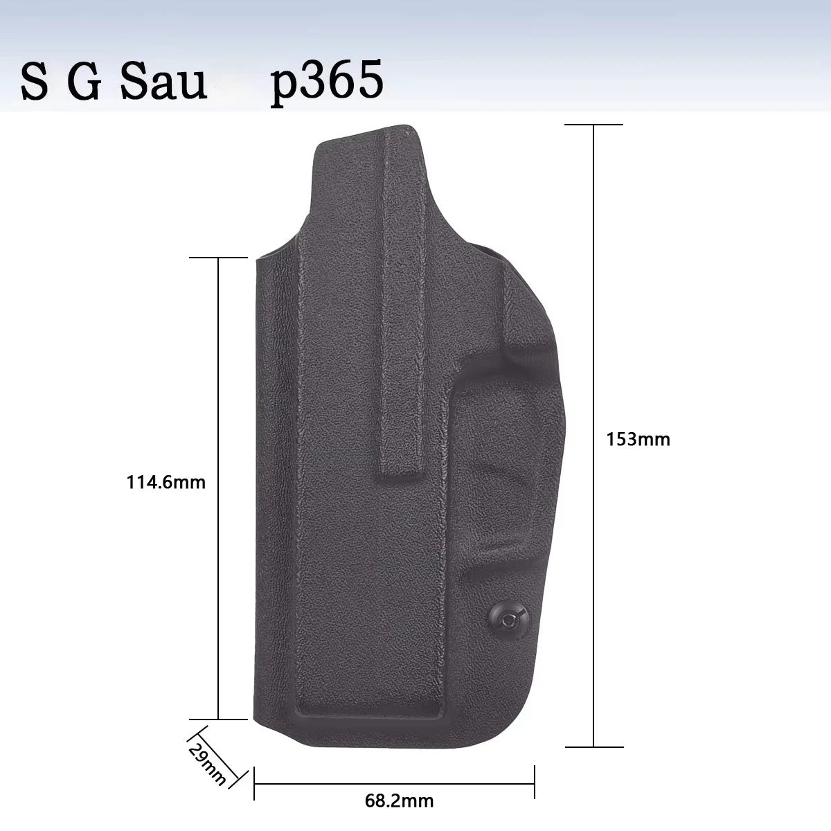 PVC Inside Waistband Holster
