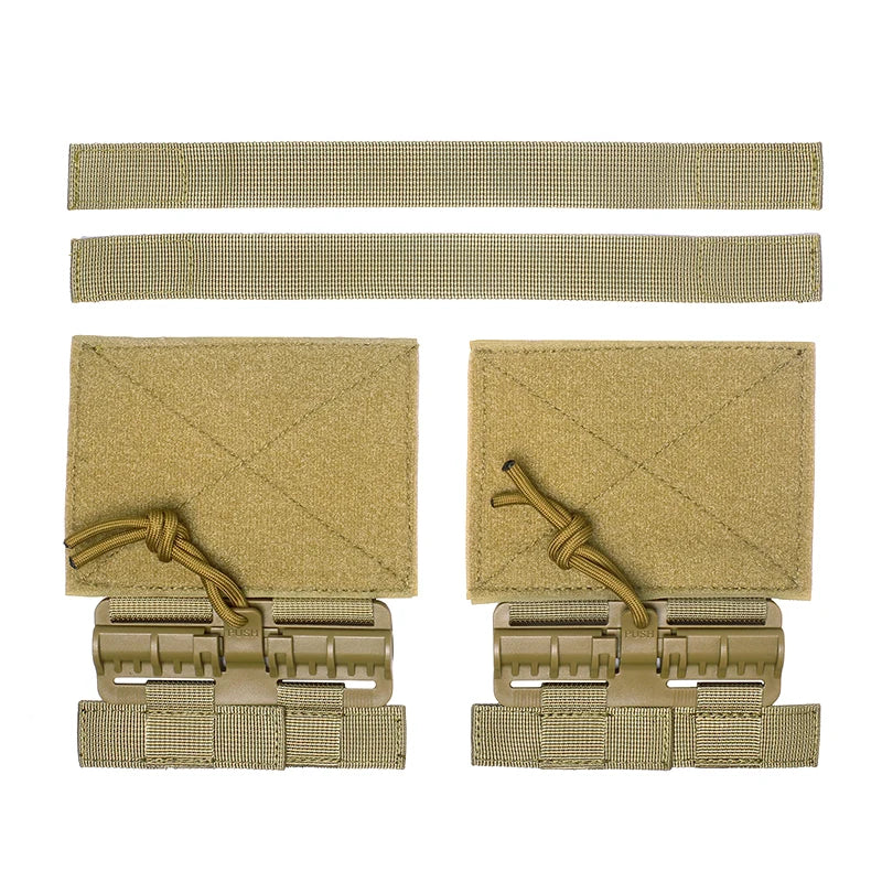 RUIN HAWK Tactical Vest Quick Release Buckle Kit – Universal MOLLE Vest Upgrade for Airsoft & Training