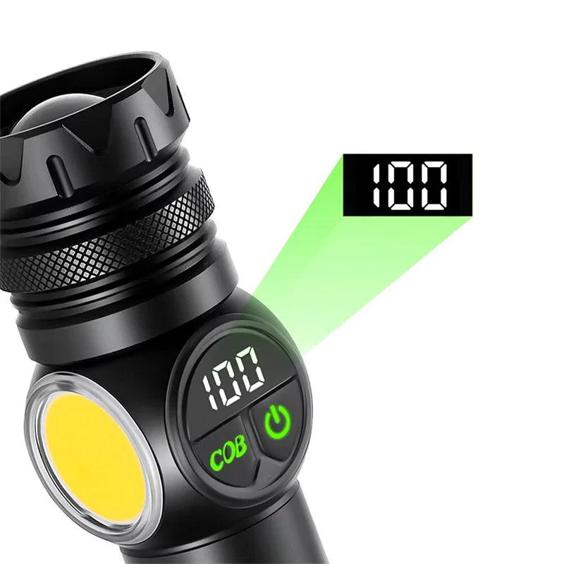 Mikenoon USB Rechargeable Tactical LED Flashlight