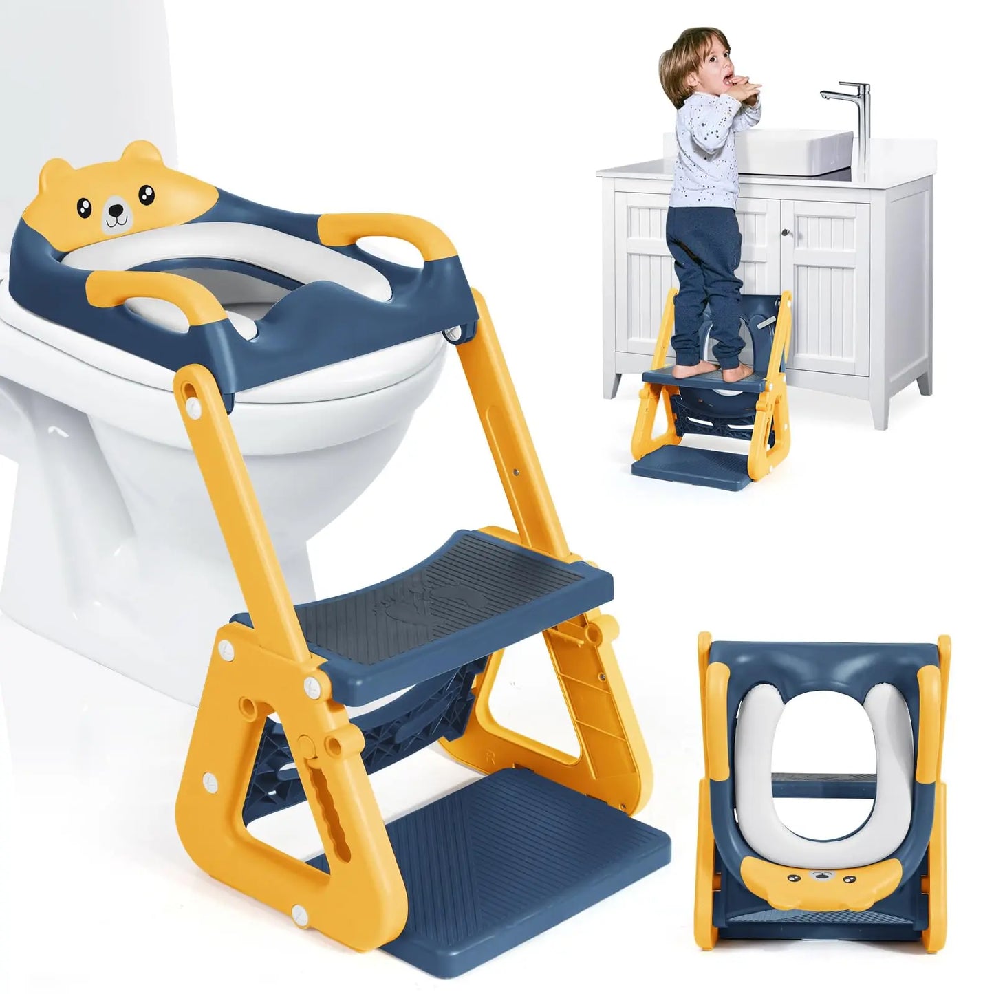2-in-1 Potty Training Seat with Step Stool