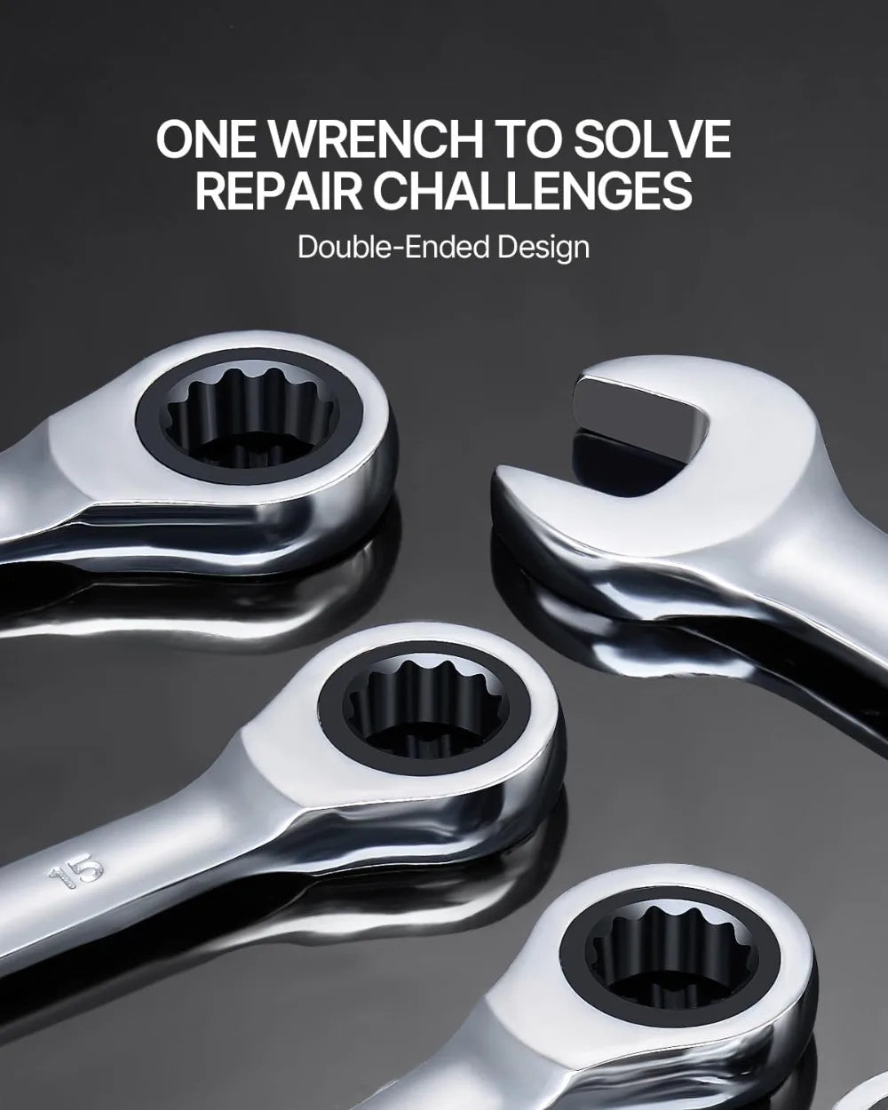 30-Piece Ratcheting Wrench Set
