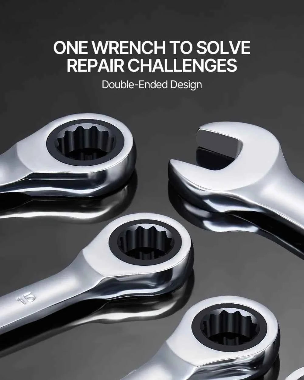 30-Piece Ratcheting Wrench Set