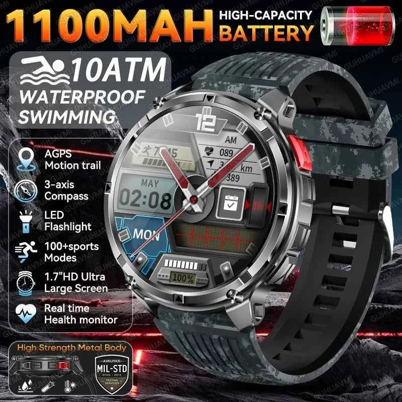 GUHUAVMI Military Smartwatch 2026