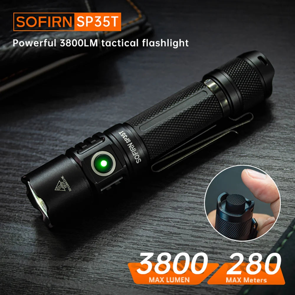 Dominate the Dark with the Sofirn SP35T Tactical Flashlight