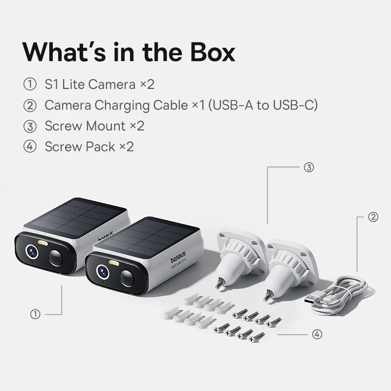 Baseus Security S1 Lite Solar Camera