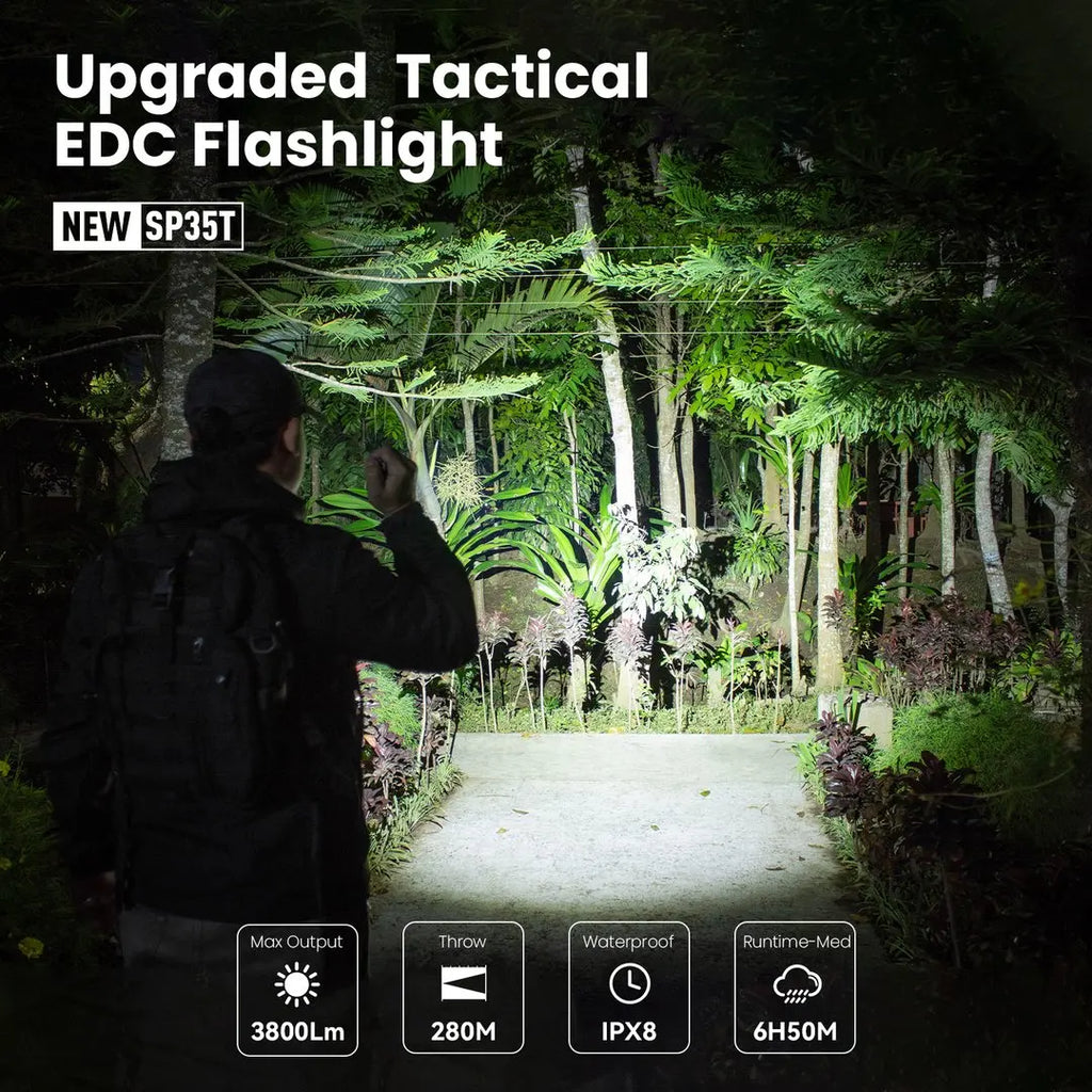 Dominate the Dark with the Sofirn SP35T Tactical Flashlight