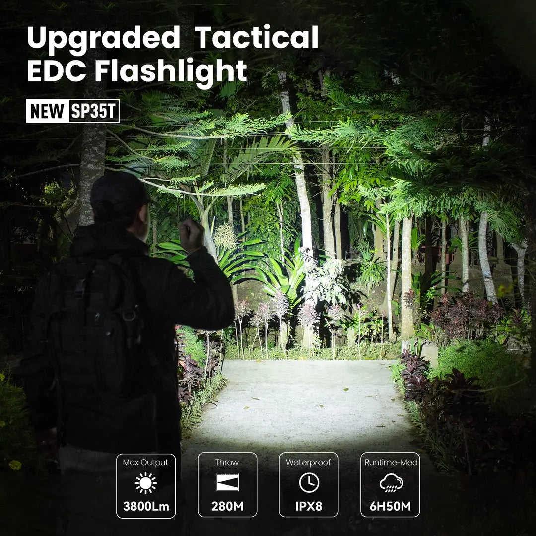 Dominate the Dark with the Sofirn SP35T Tactical Flashlight