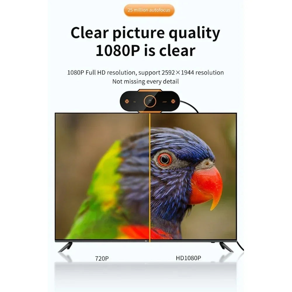 1080P HD Auto Focus Webcam