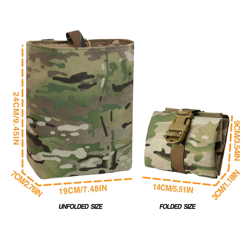 Foldable MOLLE Magazine Dump Pouch