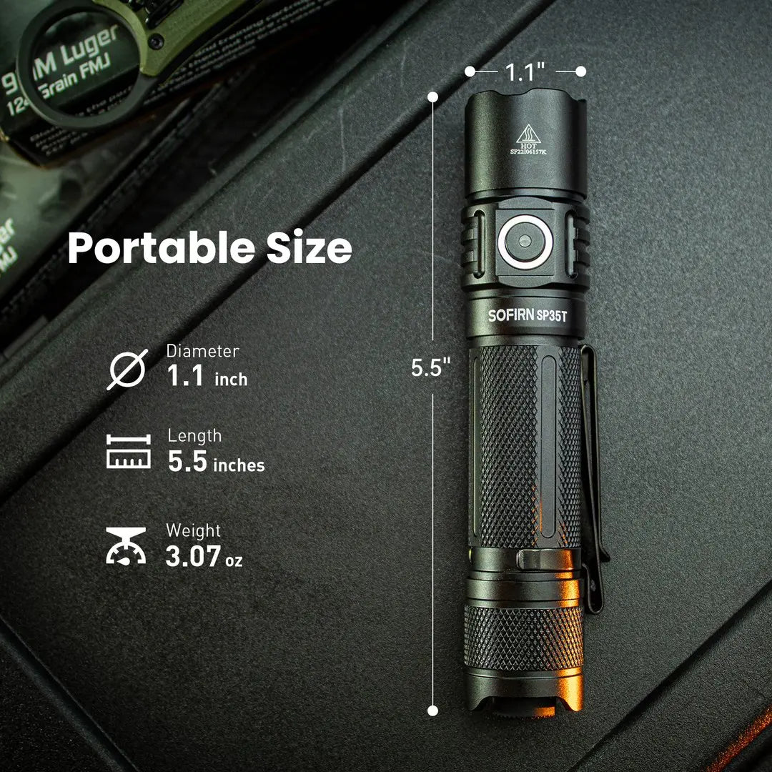 Dominate the Dark with the Sofirn SP35T Tactical Flashlight