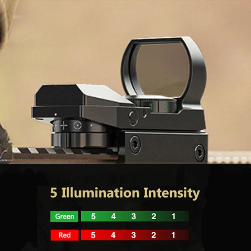 Tactical Red & Green Dot Sight