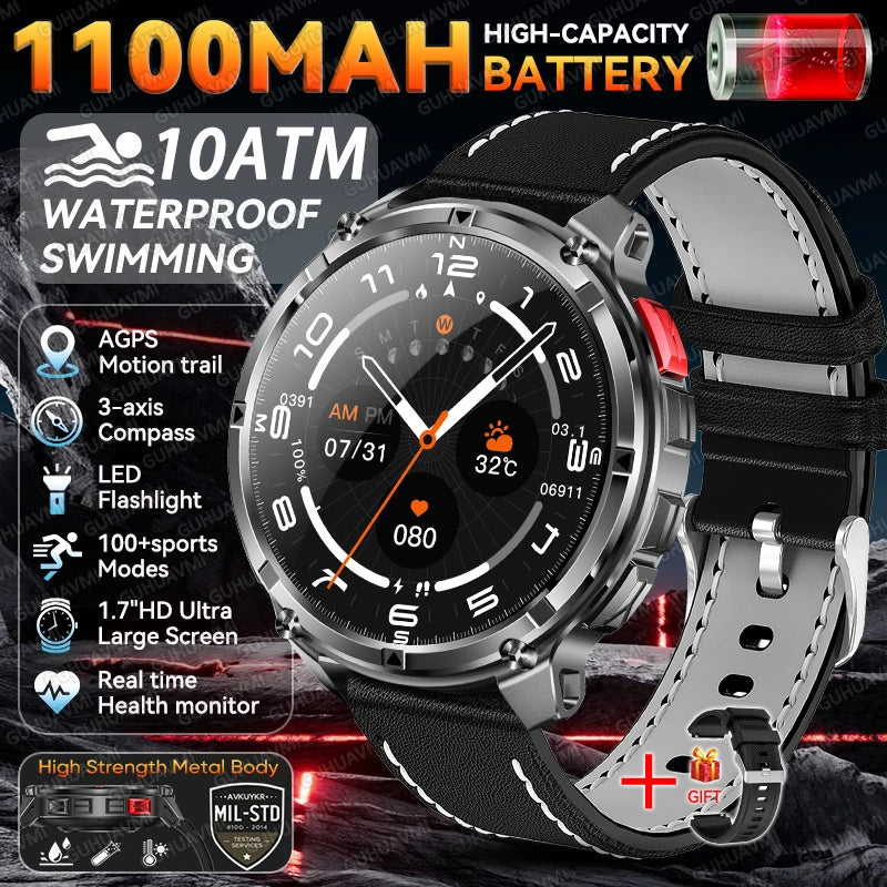 GUHUAVMI Military Smartwatch 2026