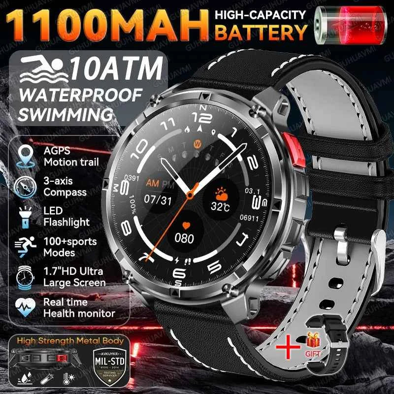 GUHUAVMI Military Smartwatch 2026