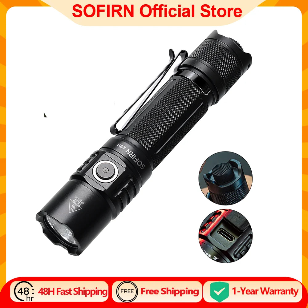 Dominate the Dark with the Sofirn SP35T Tactical Flashlight