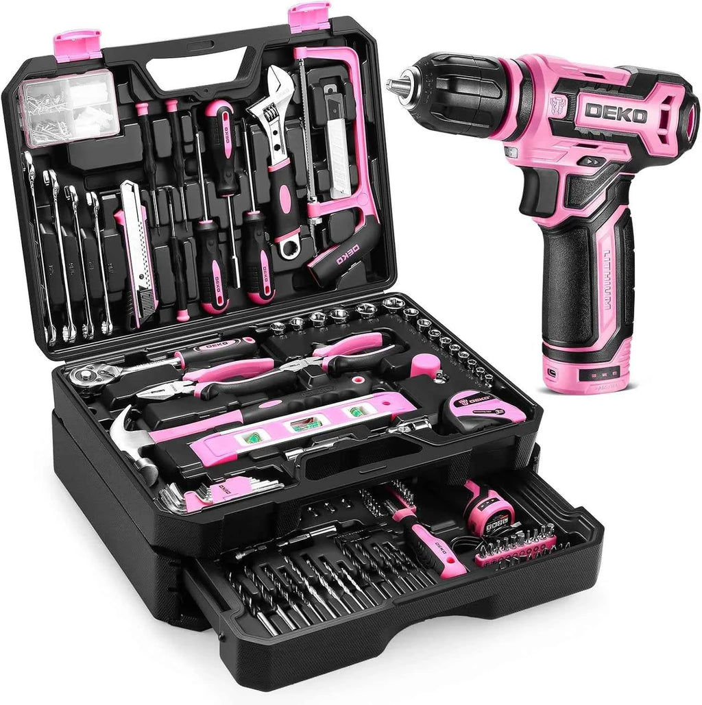 DEKO Home Mechanic Toolbox Set