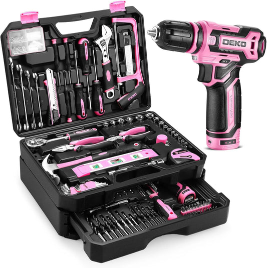 DEKO Home Mechanic Toolbox Set