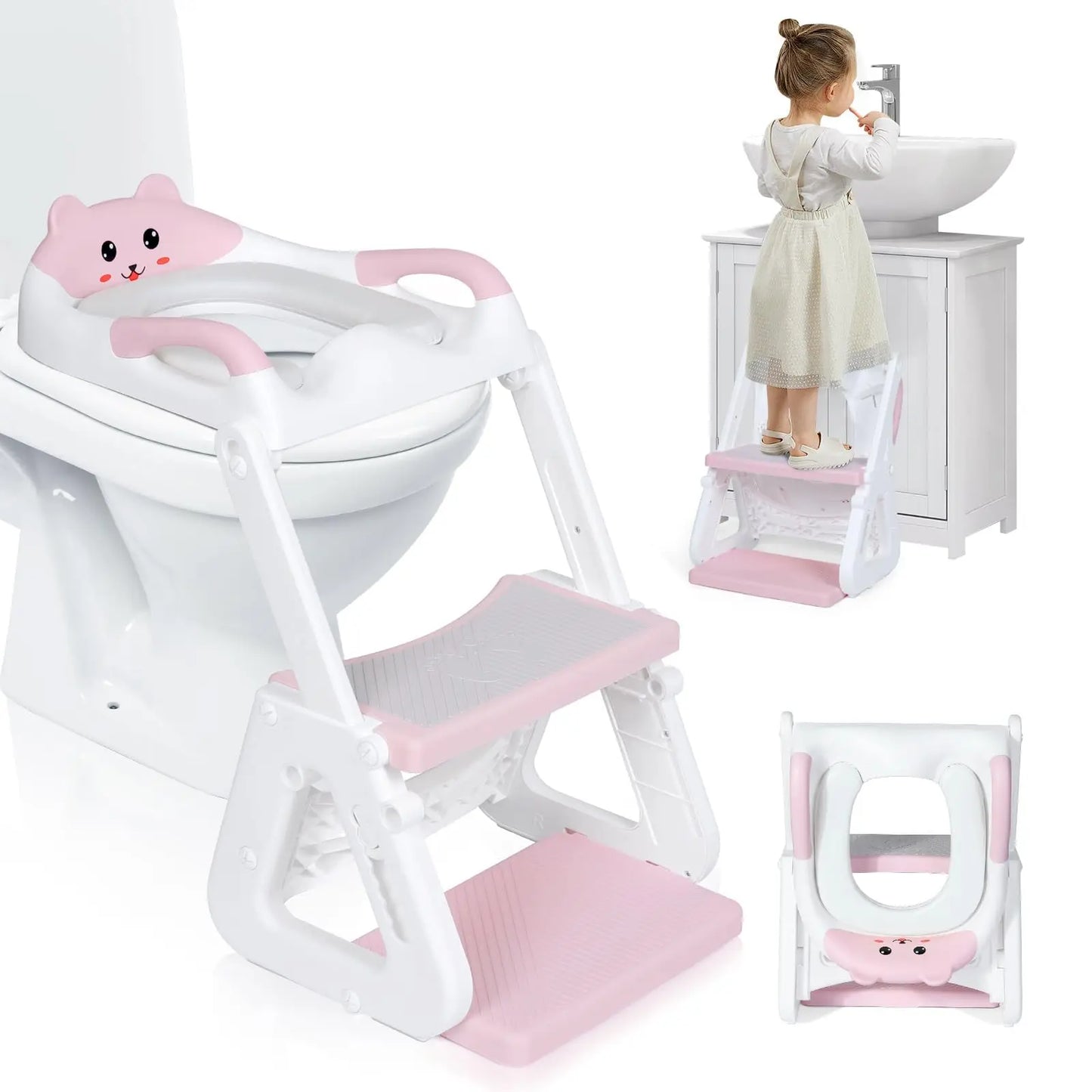 2-in-1 Potty Training Seat with Step Stool