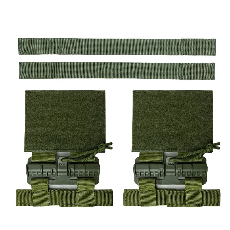 RUIN HAWK Tactical Vest Quick Release Buckle Kit – Universal MOLLE Vest Upgrade for Airsoft & Training
