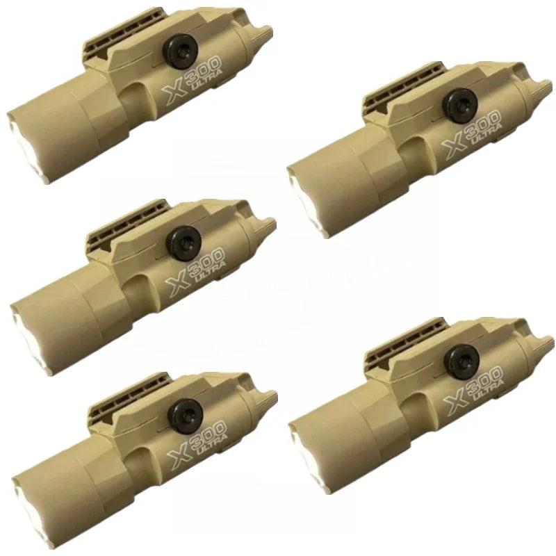 X300U-A Tactical Rail Light – Multi-Function LED Flashlight for 20mm Rail Airsoft, Training & Tactical Games