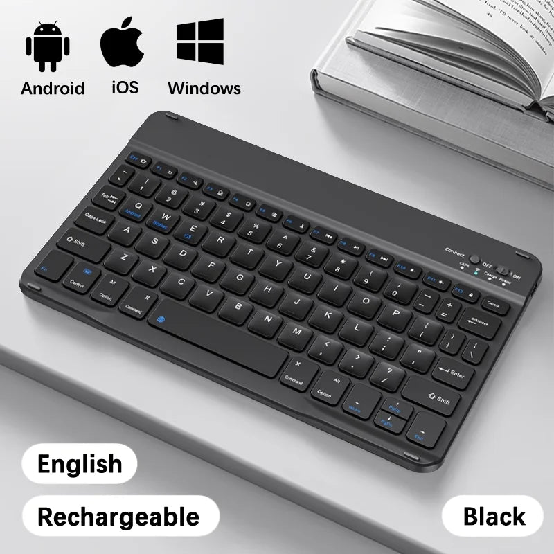 Wireless Bluetooth Keyboard for Android & iOS Tablets