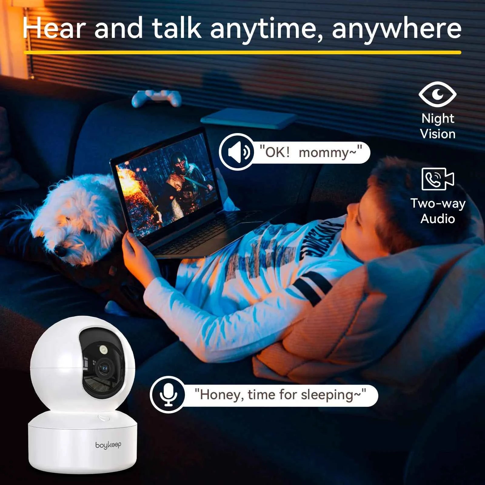 BoyKeep Smart Indoor Security Camera