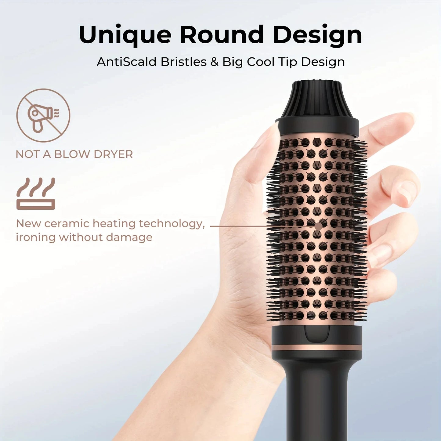 Professional Heated Thermal Brush